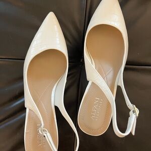 Alfani Women's White Slingback Shoes